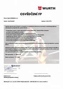 Dražice certifikát